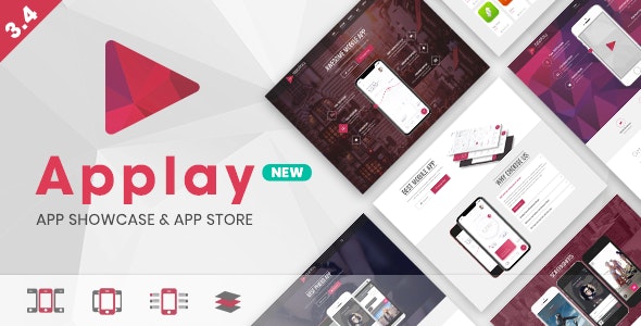 Applay - Tema Worpress Mostruário de aplicativos e App Store